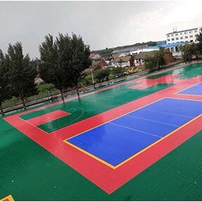 Baldosas de Suelo Modulares de PP Entrelazadas para Exteriores, para Bádminton, Baloncesto, Voleibol, Reemplazo de Suelos Deportivos - Product Image 6