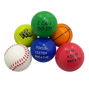 Custom New Design Different Color PU Stress Relief Toys Ball