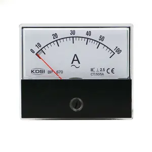 גבוהה באיכות BP-670 AC50/5A 2 פעמים עומס אנלוגי ac amp לוח meter