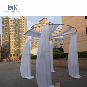Easy install Pipe Kit and Drape Aluminum <b>Standing</b> Curtain System Wedding <b>Backdrop</b> - Product Image 2