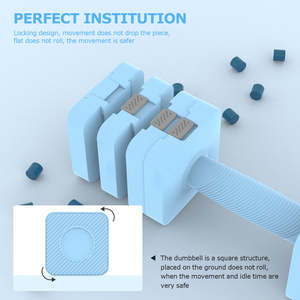 GORDON muestra gratis al por mayor nuevo juego de mancuernas de peso ajustable de hierro ABS para mujeres gimnasio en casa entrenamiento EQUIPO DE Fitness - Product Image 2