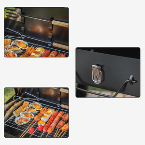 <span class=keywords><strong>Barbecue</strong></span> portable léger en acier inoxydable pliable, réchaud de table pliable pour le camping en plein air - Product Image 3