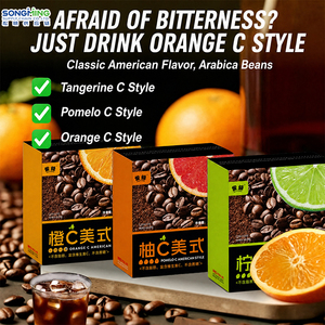 Orange C <span class=keywords><strong>Pamplemousse</strong></span> C Citron C <span class=keywords><strong>Café</strong></span> instantané style américain saveur américaine Poudre de <span class=keywords><strong>café</strong></span> instantané Arabica <span class=keywords><strong>Café</strong></span> noir - Product Image 1