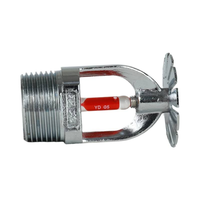Tête de sprinkler incendie suspendue DN20 Q5, filetage en acier inoxydable, décharge d'eau K115 68 ℃   Têtes de sprinklers anti-incendie