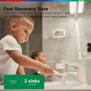 Chauffe-eau électrique mini-réservoir <span class=keywords><strong>Tronic</strong></span> 3000 <span class=keywords><strong>T</strong></span> 4 gallons (ES4) - Éliminez le temps d'attente pour l'eau chaude - Montage sur étagère, mur ou sol - Product Image 5
