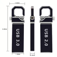 Clé USB en métal en forme de crochet, gravure laser personnalisée du logo, 4 Go, 8 Go, 16 Go, 32 Go, pour salons professionnels