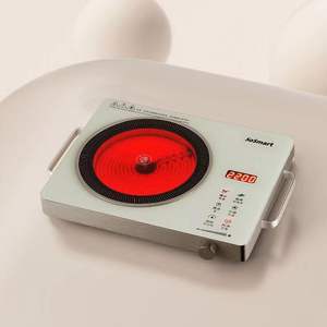 Estufa eléctrica de cerámica de color blanco Cocina de quemador caliente infrarroja digital multifunción - Product Image 6