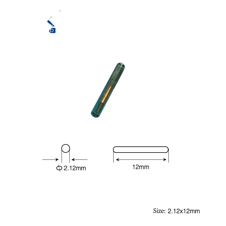 FDX-B 134.2khz RFID สัตว์ ID แท็กแก้วไมโครชิปรากแต่งสัตว์เลี้ยง Microchips สําหรับสัตว์และกระเป๋าหนังการจัดการ