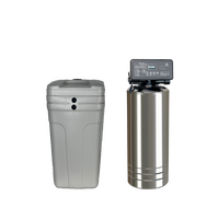 Adoucisseur d'eau domestique 1500 LPH en acier inoxydable 304 de qualité alimentaire avec résine cationique, détartrage automatique de l'eau dure et protection de chaudière