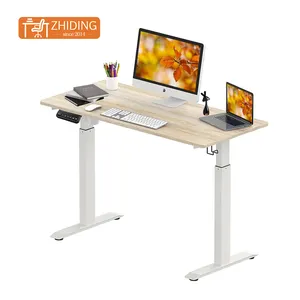 Multiple Color Cheap Design Single Motor Office Sit Stand Adjustable Electric Stand Up Desk