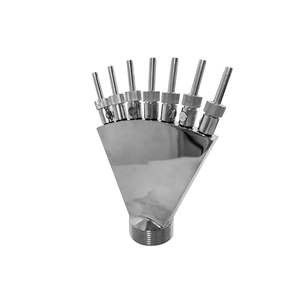 Buse de fontaine de jardin d'eau à trois niveaux réglable en acier inoxydable de haute qualité 304 pour <span class=keywords><strong>massage</strong></span> - Product Image 2