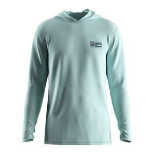 Camiseta con Capucha para Hombre, Protección Solar, Nailon y Spandex, Elástica en 4 Direcciones, Ajuste Atlético, Costuras Reforzadas para Pesca, Senderismo y Camping - Product Image 2