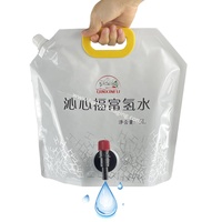 Poche souple de 5 L avec bec verseur et poignée pour emballage alimentaire, sacs en plastique pour boissons et eau, Doypack liquide
