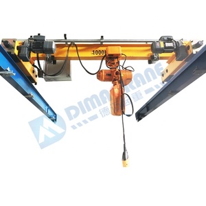 Xưởng Giấy Sử Dụng Dầm Dầm Đơn Kiểu Euro 1 Tấn 2 Tấn Cần Cẩu Cầu Trên Cao 1000 KG Với Giá Bánh Xe DRS - Product Image 2