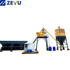 Quy mô nhỏ và nâng phễu 35 50 m3h sẵn sàng-mix bê tông trộn bê tông xi măng trạm trộn - Product Image 3