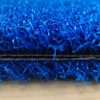 Césped azul sintético de alta densidad, Material PP, césped artificial/Tenis, Golf, Hockey, pistas de pádel, suelos deportivos