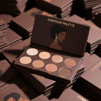 Marque privée Palette Visage Vegan Fond de Teint Correcteur Contour Bronzer Crème Waterproof Natural Finish Kit de Maquillage