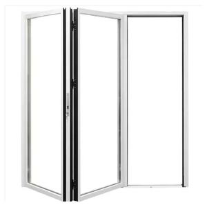 सुरक्षा जाल बुलेटप्रूफ ब्लैक फ्रेम तूफान प्रूफ इलेक्ट्रिक बेडरूम द्वि तह ग्लास एल्यूमीनियम कैसमेंट विंडो - Product Image 6