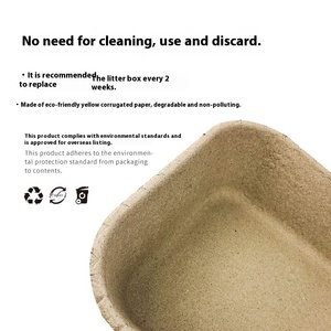 Praktische Reise katze Katzen toilette Einweg wasch frei anpassbar für offene Kätzchen Kraft stempel für Thought Animal Foster - Product Image 3