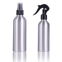 Bouteille pulvérisateur en aluminium avec logo personnalisé, impression argentée, 100 ml, 200 ml, bouteille en métal vide