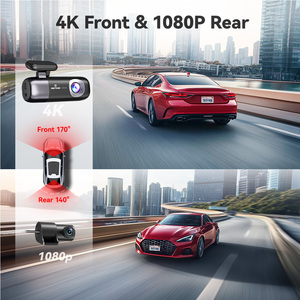 Redtiger Distributor F9 Front and Rear 4K+1080P Night Vision Car Black Box Video <b>Camera</b> Mini <b>Dash</b> Cam With GPS WIIF No SD Card - Product Image 5