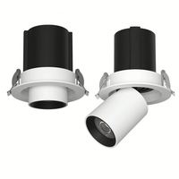 Projecteurs LED sur rail en aluminium 220V à prix direct usine pour hôtels, design européen, CRI97, blanc réglable et dimmable, 6W-25W, 2x-3x