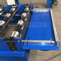 Machine de formage à froid pour tôles de toiture IBR de 914 mm de largeur d'alimentation, machine de formage à froid pour panneaux de toiture en tôle de fer