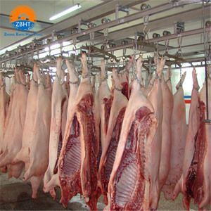 Chaîne d'abattage automatique de porcs en acier inoxydable avec moteur à roulement, machine commerciale haute efficacité pour l'échaudage et l'épilation des porcs - Product Image 3