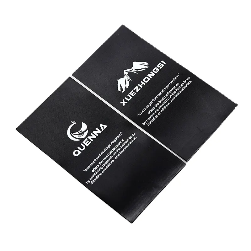 Custom Size Color Manufacturer Garment Use White Polyester Satin Cloth Washing Care Printed Label For Clothing