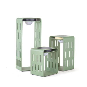 Luz Nocturna y Ambiental Recargable Solar/USB con Clasificación IP67 para Uso en Hoteles y Jardines, Diseño Cuadrado - Product Image 1