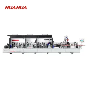 HUAHUA HH-486RLK High Efficient Narrow Panel Wood Edge Bander Edge Banding Machinery With Double Fine Trimming