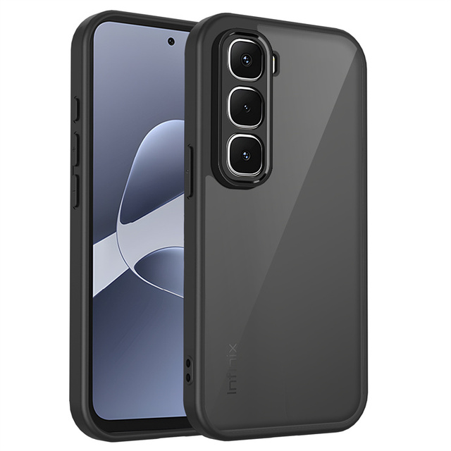 Matte Skin-friendly Mobile Phone Case PC+TPU Shockproof Cover for Infinix Hot 60 Pro+/60 Pro/60i/60/50i