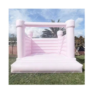 <span class=keywords><strong>Castillo</strong></span> hinchable de color rosa claro para casa, casa de rebote de color rosa claro, gota de limón, melocotón, menta, chicle - Product Image 1