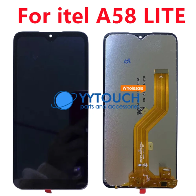 LCD Screen for Itel A58 Lite Lcd Screen with Digitizer Full Assembly