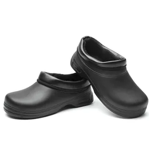黑白舒适批发时尚男女通用工作木屐安全鞋功能鞋