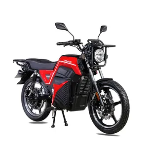 Dihao Factory Direct New Style 2000W Motor Electric Motorcycle 72V Hot Selling Sport Bike E- Motorcycle for food delivery adult