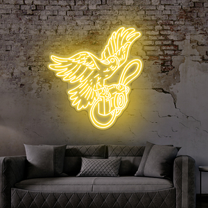 Phoenix LED Neon Sign, Multi-Color <b>Wall</b> Decor, Plug Powered, Static Display, Perfect for Bar Decoration - Product Image 3