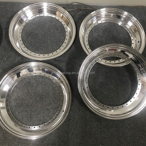 จีนโรงงานคุณภาพสูง Forged Rims <span class=keywords><strong>15</strong></span>ถึง16 Step Lip 34หลุมด้านนอกล้อ Lip 3ชิ้นแยกล้อด้านนอก Lip สำหรับ <span class=keywords><strong>BBS</strong></span> - Product Image 5