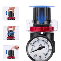 Régulateur de pression pneumatique JXD EU AR2000 1/4" BSP pour compresseur d'air, raccords 4-12MM, 2kg, fabriqué en Chine continentale