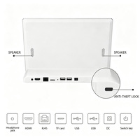 Yeni 10.1 İnç RK3566 Android USB Masaüstü L Tipi Dokunmatik Ekranlı Elektronik İsimlik İsteğe Bağlı LED Işıklı Akıllı Terminal OEM ODM
