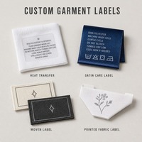 Étiquettes Jacquard Haute Densité Personnalisées en Usine, Étiquettes Tissées pour Vêtements avec Logo de Marque et Taille, Étiquettes de Soin Textiles pour Col et Vêtements