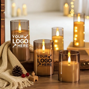 Vela LED Personalizada com Logotipo, Operada a Pilha, Luz Branca Quente, Chama 3D, 5.5cm, para Decoração de Mesa de Casamento, Aniversário e Festas - Product Image 1
