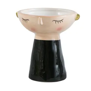 Керамическая ваза для лица в скандинавском стиле, ваза для цветов, фарфоровая статуэтка, набор 2