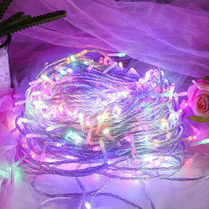 <span class=keywords><strong>Guirlande</strong></span> de lumières de Noël LED imperméables pour l'extérieur, 10m <span class=keywords><strong>20m</strong></span> 30m, lumières de chaîne pour décorations, indice de protection IP44, DC6V 2700K, blanc chaud doux - Product Image 4