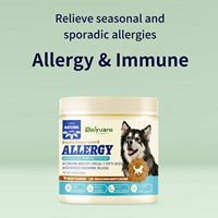 Complément Immunitaire Hypoallergénique à Croquer pour Chiens – Haute Teneur en Protéines, Soutien Digestif pour Peaux Sensibles, Sans Céréales, Huile de Poisson, Vitamines et Minéraux – Action Rapide