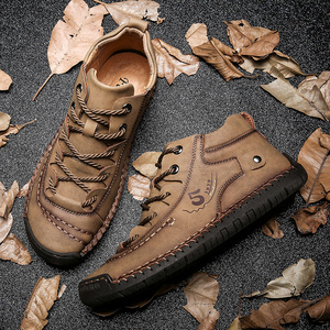 <span class=keywords><strong>Botas</strong></span> de hombre de moda 2026, talla grande 13, de invierno, con forro de piel, cálidas, hechas a mano, botines casuales para caminar, <span class=keywords><strong>botas</strong></span> de cuero para hombre - Product Image 2