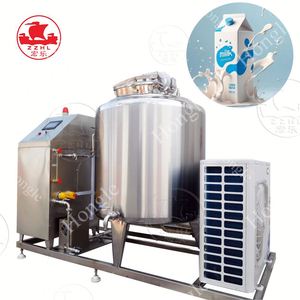 เครื่องฆ่าเชื้อด้วยความเย็นด้วยระบบไฟฟ้าสำหรับเครื่องดื่มน้ำผลไม้นมเครื่องพาสเจอร์ไรส์ทำความเย็นด้วยเครื่องทำความเย็น - Product Image 1