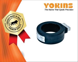 Transformador de Corriente YOKINS 1500/5A, CT de 1500A para Amperímetro, CT Redondo de Policarbonato RT72 con Terminales y Tapa Protectora - Product Image 1