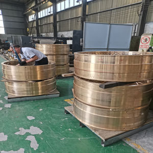 Bagues métriques de douille de bronze de fonte de graphite de taille avec la conduction thermique de haute résistance et bonne - Product Image 5