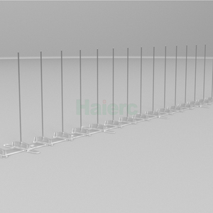 Haierc Pointes flexibles en acier inoxydable pour oiseaux avec base en plastique pour dissuader les pigeons de se poser contre les pigeons. - Product Image 3